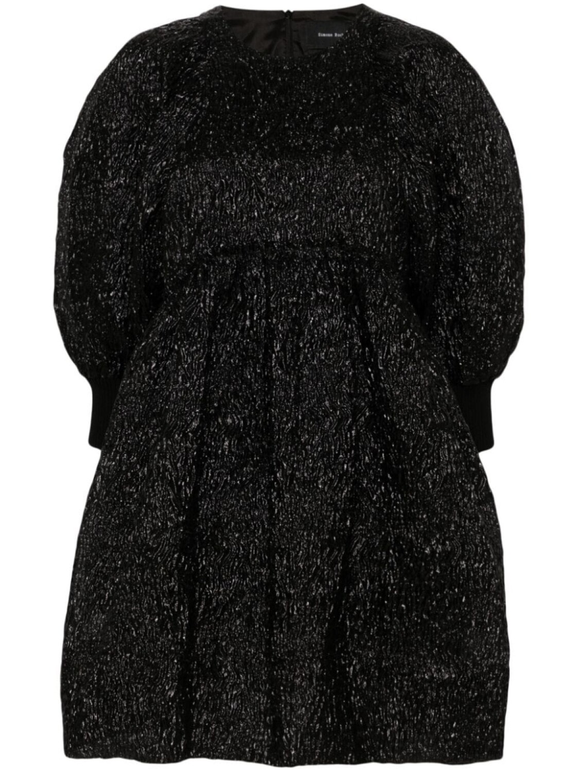 

Simone Rocha платье с объемными рукавами, черный
