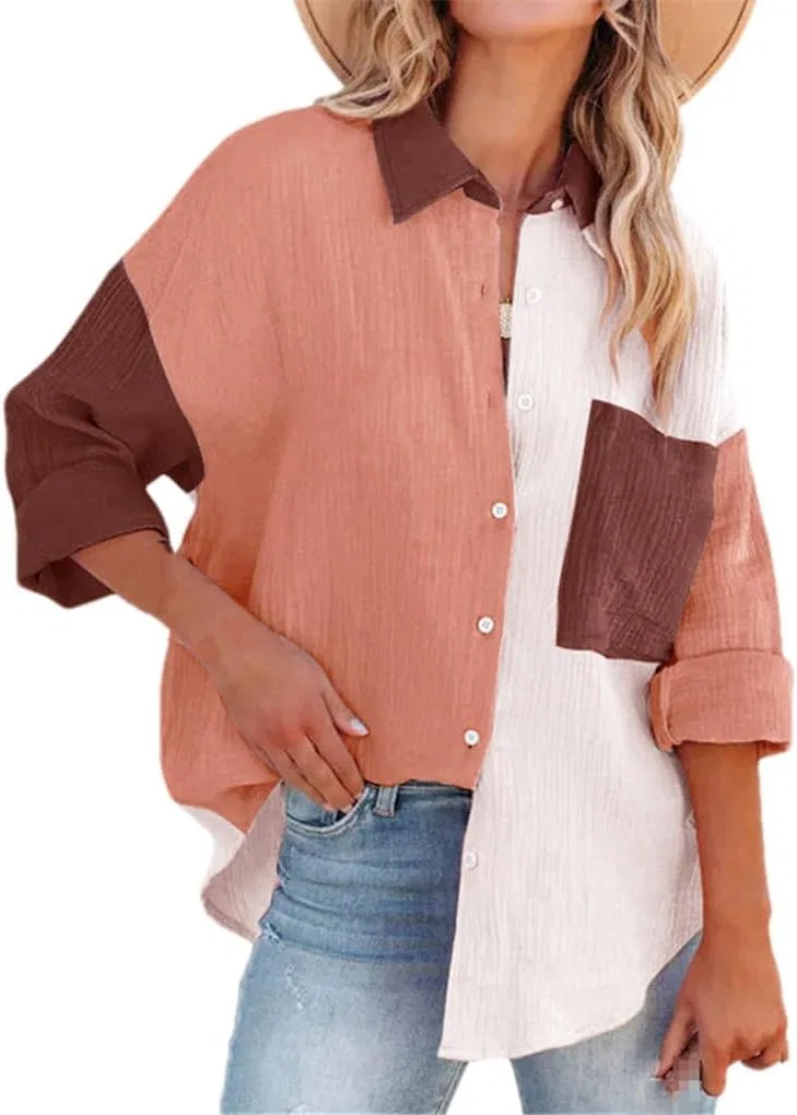 Блуза, контрастная, Off Shoulder, Hamthuit, 4