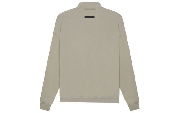 Толстовка Fear of God Essentials SS21 Pull-Over Mockneck Moss, цвет moss — фото 2