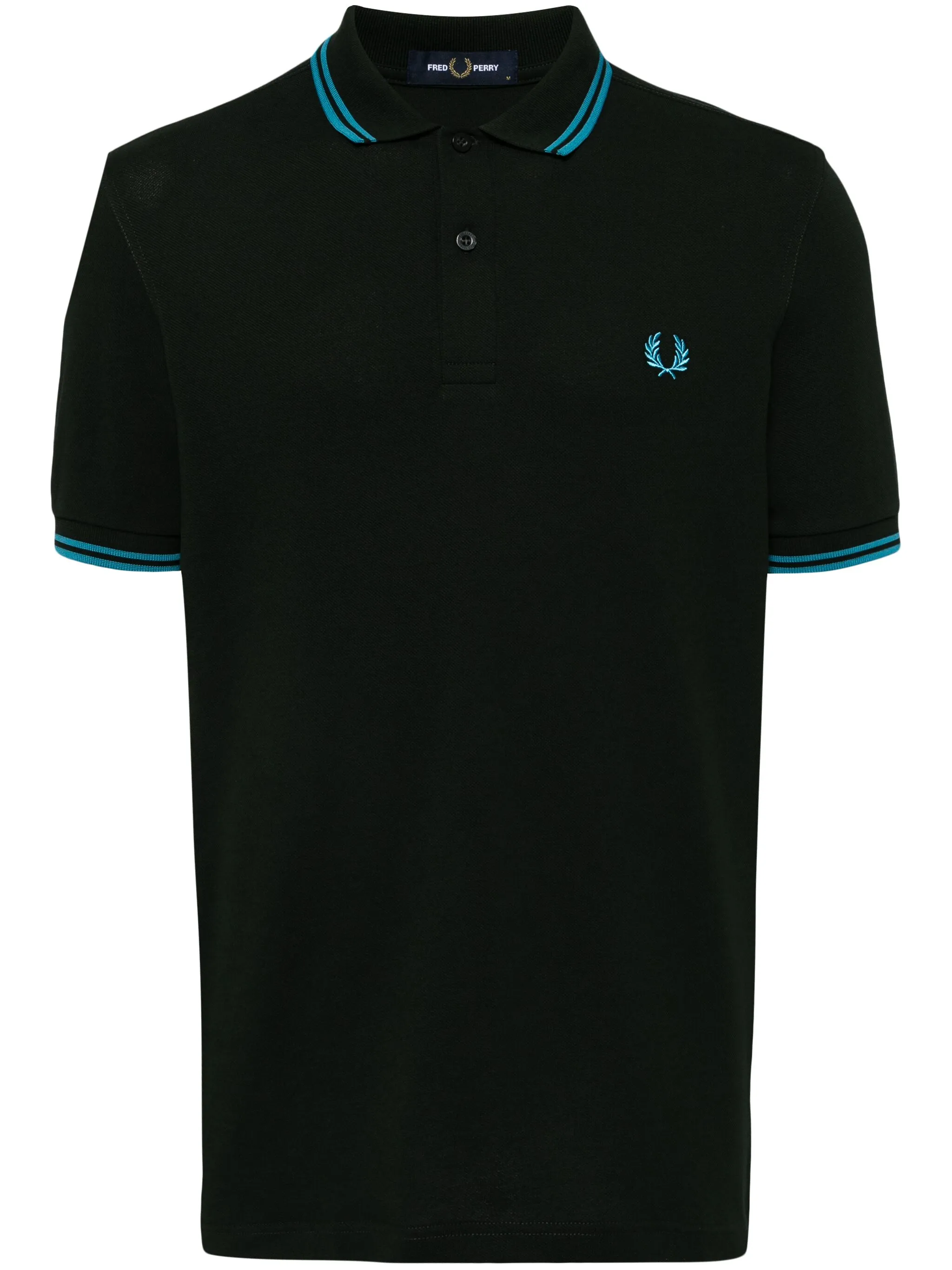 

Футболка с вышитым логотипом Fred Perry, зеленый