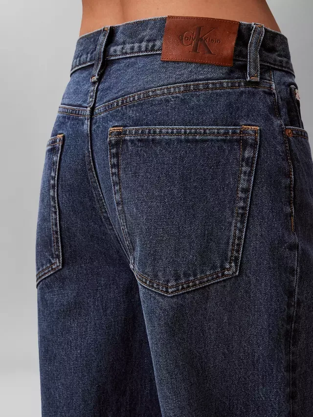Джинсы средней посадки с широкими штанинами, цвет индиго, Julius Calvin Klein — фото 2