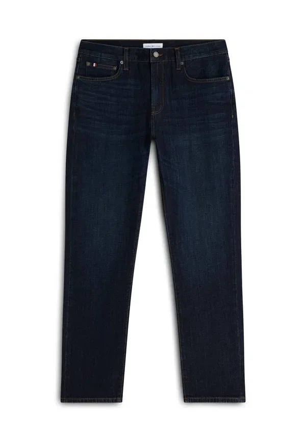 Джинсы прямые slim fit Tommy Hilfiger, текстильный синий — фото 4