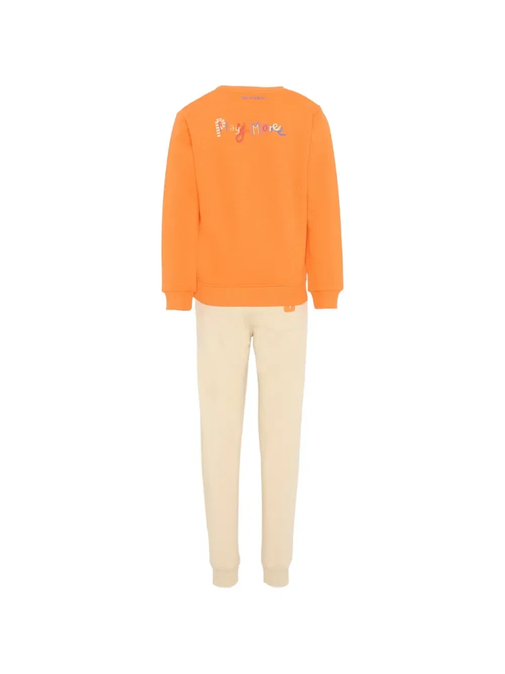 Спортивный костюм с карманами Trussardi Junior, оранжевый — фото 2