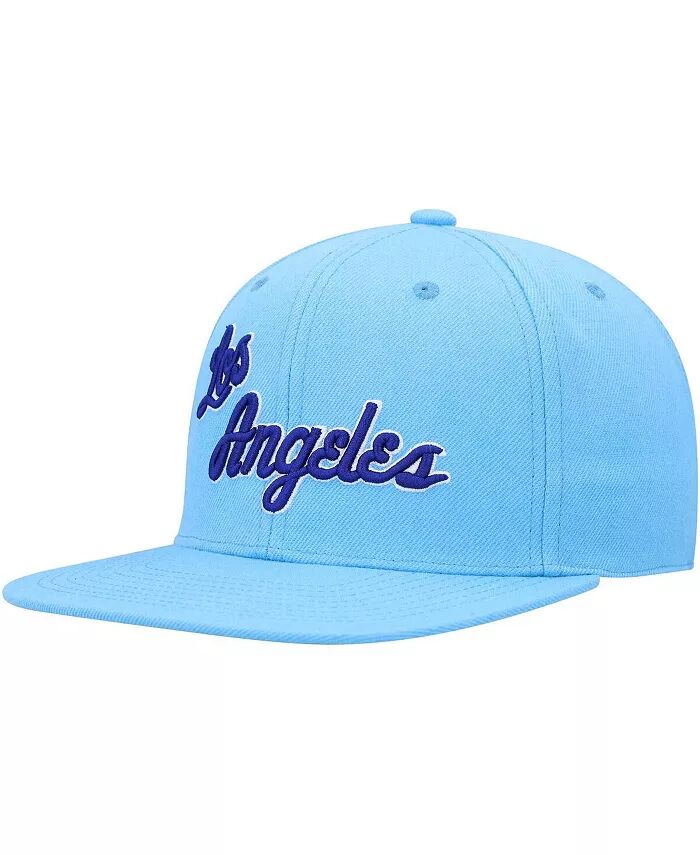 

Мужская бейсболка Powder Blue Los Angeles Lakers Hardwood Classics MVP Team Ground 2.0 Fitted Mitchell & Ness