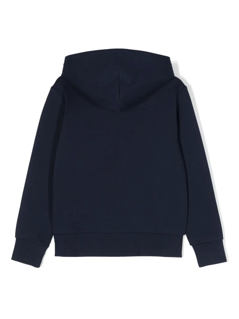 Худи из хлопковой смеси с вышитым логотипом Polo Ralph Lauren Kids, синий — фото 2