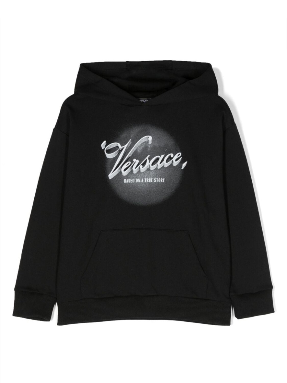 

Versace Kids худи с логотипом, черный