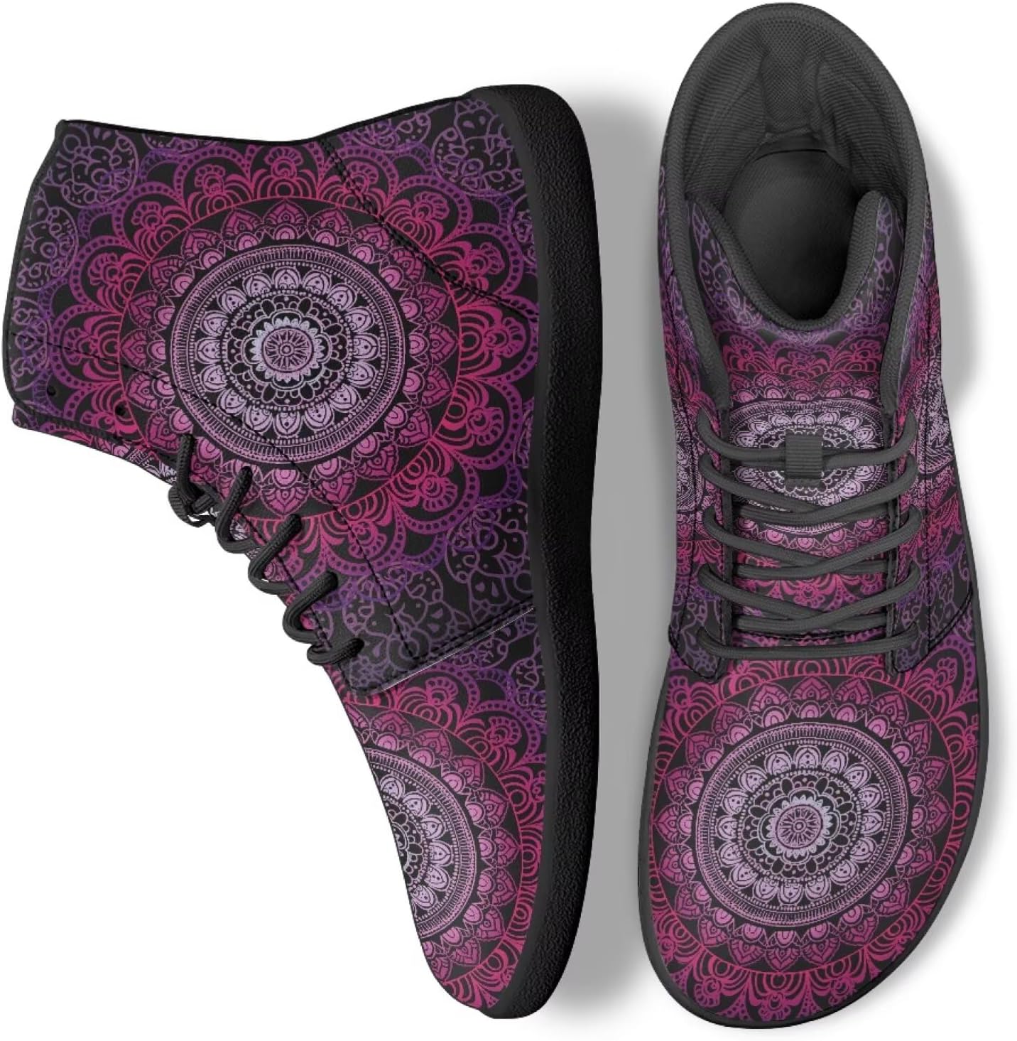 

Унисекс высокие кроссовки для ходьбы, тенниса и работы в офисе для женщин и мужчин, повседневные беговые кроссовки Ecaestolph, розовый