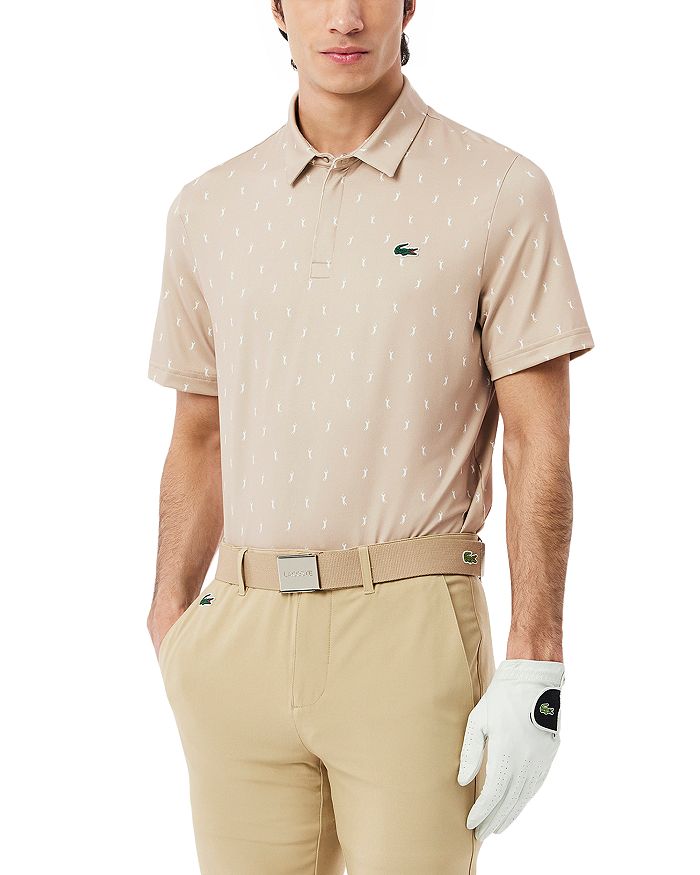 

Классическая поло с логотипом для гольфа Lacoste, коричневый