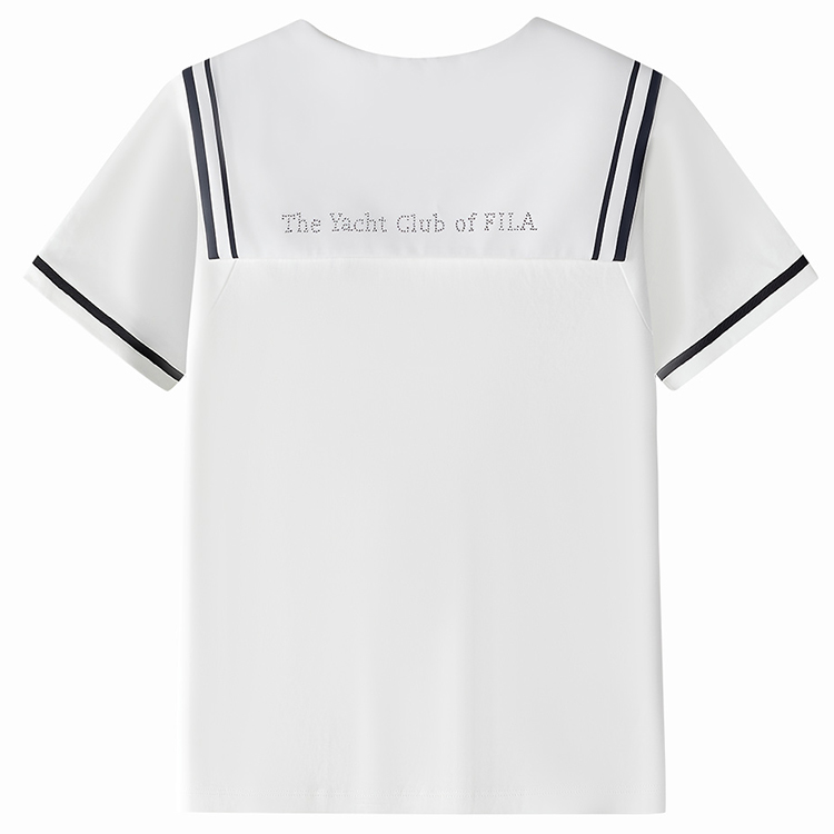 FILA KIDS Футболка стандартная белая — фото 3
