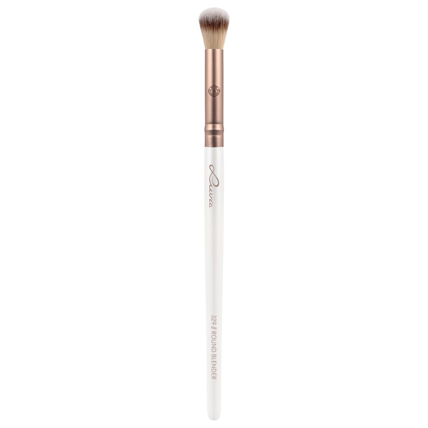 Кисть для теней 329 // round blender - prime vegan elegance Luvia, количество 1 шт. — фото 2