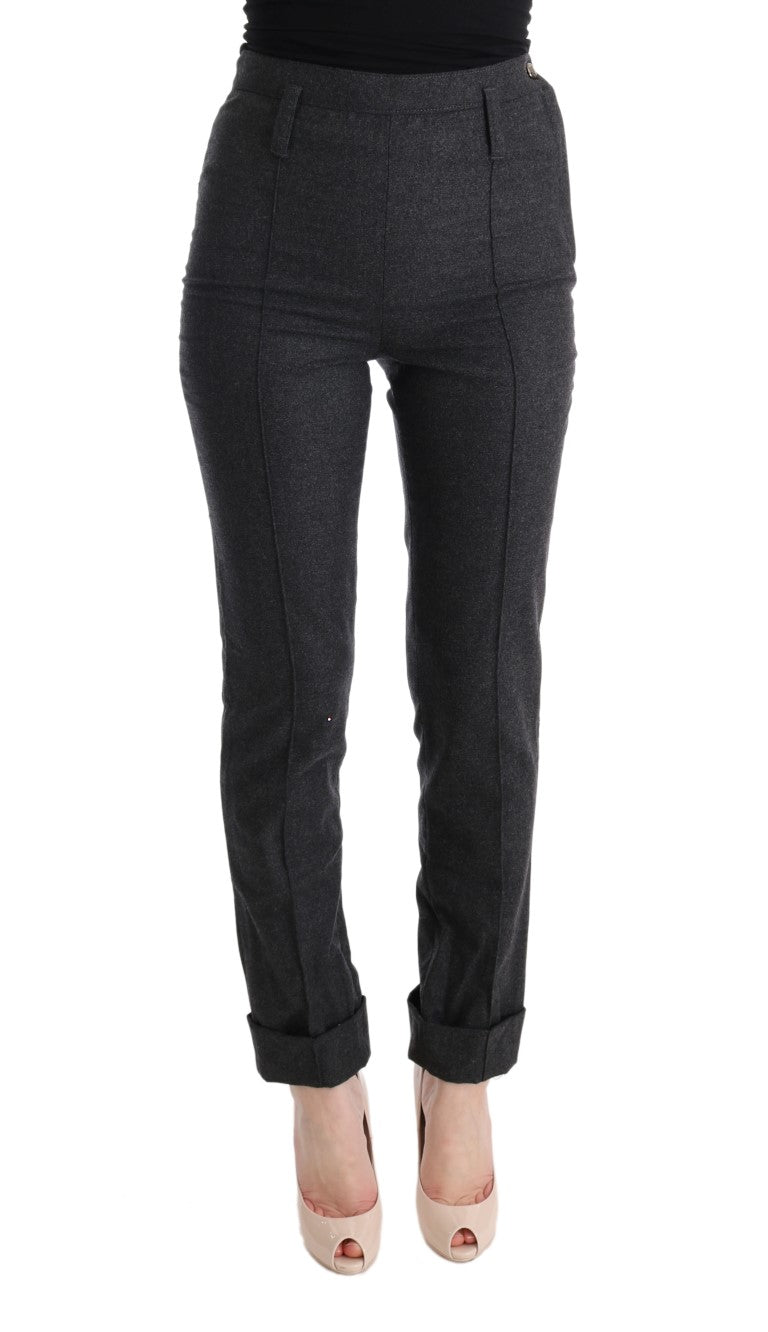

Ermanno Scervino Chic Повседневные узкие женские брюки, серый