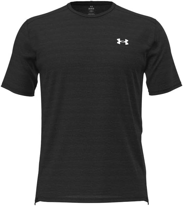 

Under Armour мужская футболка Tech Vent Team с коротким рукавом - быстросохнущая дышащая ткань, Black-Wht