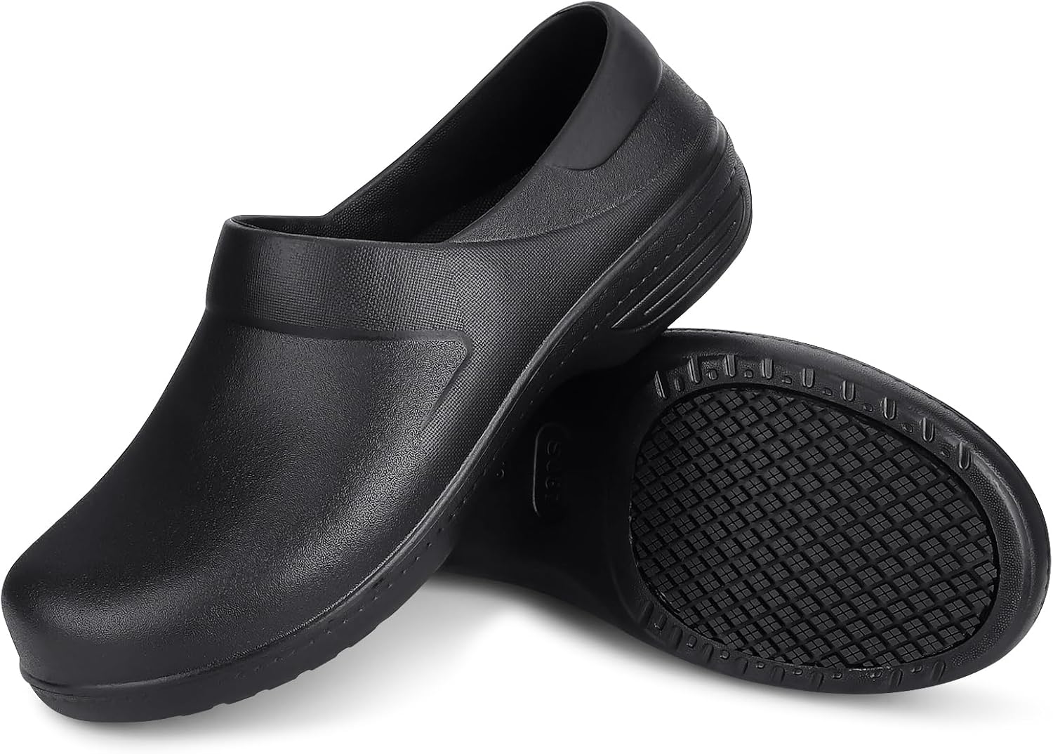 

Унисекс Нескользящие обувь для питания, Водонепроницаемые и маслобойкие кухонные сабо, Удобные обувь для медсестры, Для мужчин для использования внутри и снаружи на кухне, обувь для повара Keroius, черный