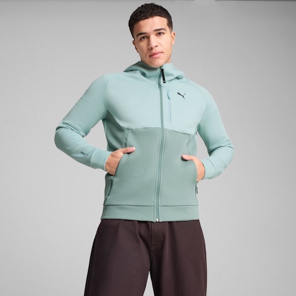 

Мужская толстовка с капюшоном на молнии Pumatech, зеленый