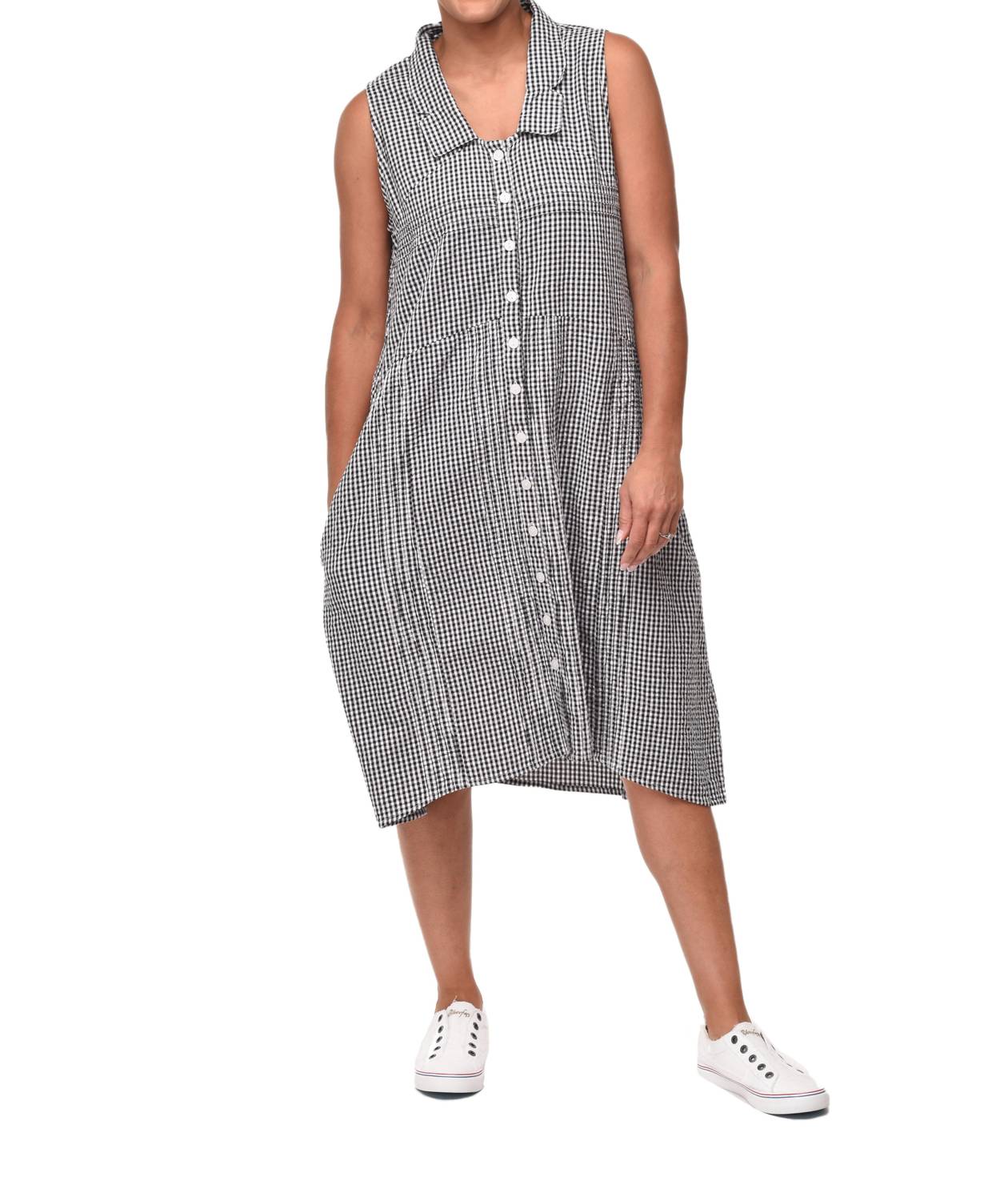 

Платье "Сицилия" в клетку "Литл Инди" Tulip Clothing, Little Indy Check