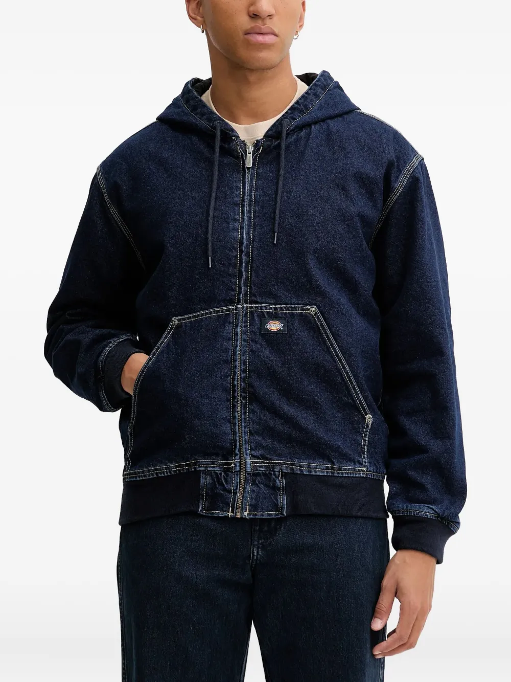 

Джинсовая куртка с капюшоном Dickies, синий