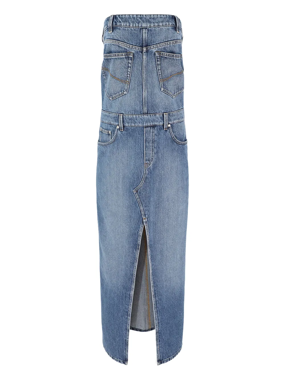 

Джинсовое платье макси STELLA MCCARTNEY, синий