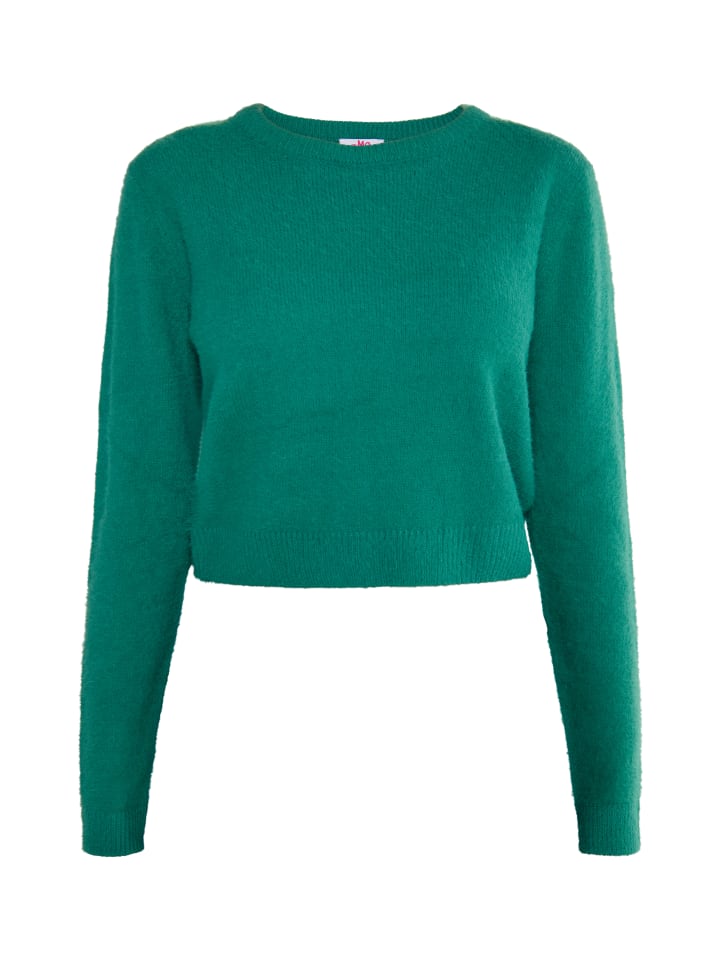 

Женский вязаный свитер зеленого цвета myMo