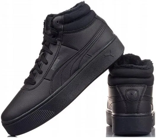 Кроссовки PUMA Vikky Stacked Mid WTR Black — фото 2