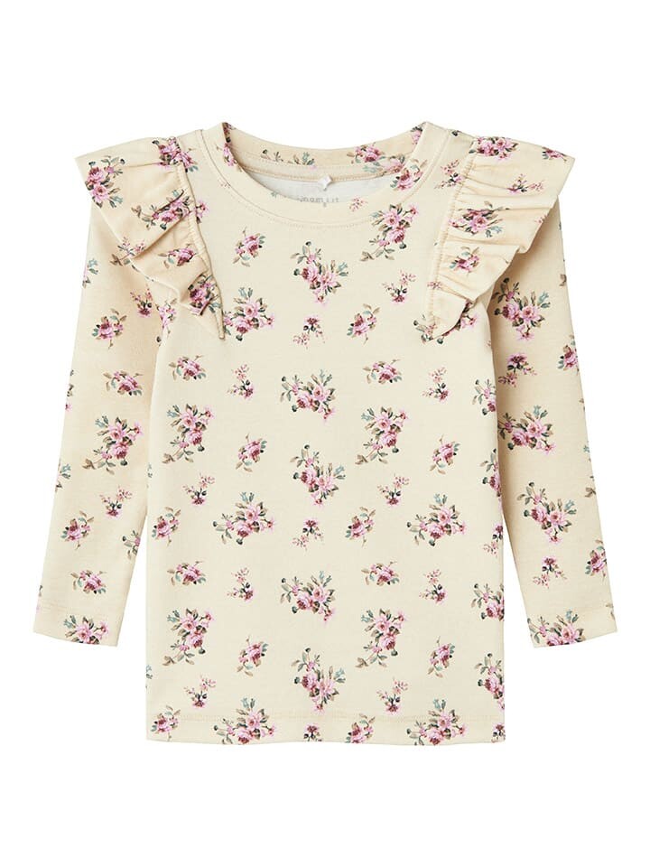 

Лонгслив name it Longsleeve Rline, кремовый