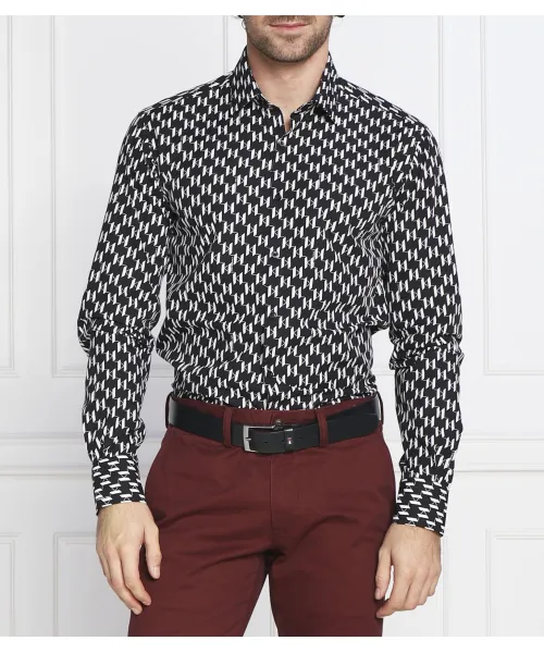 

Рубашка Slim fit Karl Lagerfeld, черный