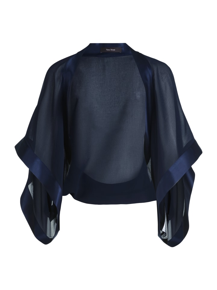 

Vera Mont Шифоновый шарф с рукавами три четверти цвета «Ночное небо»