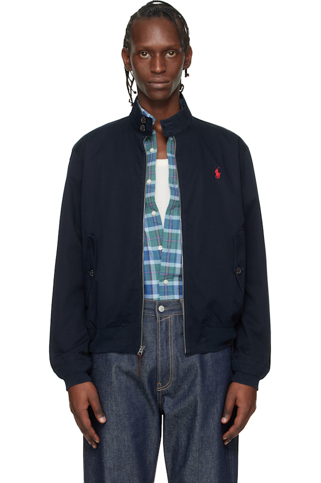 

Polo Ralph Lauren Куртка темно-синего цвета из ткани «бедфордский твил»