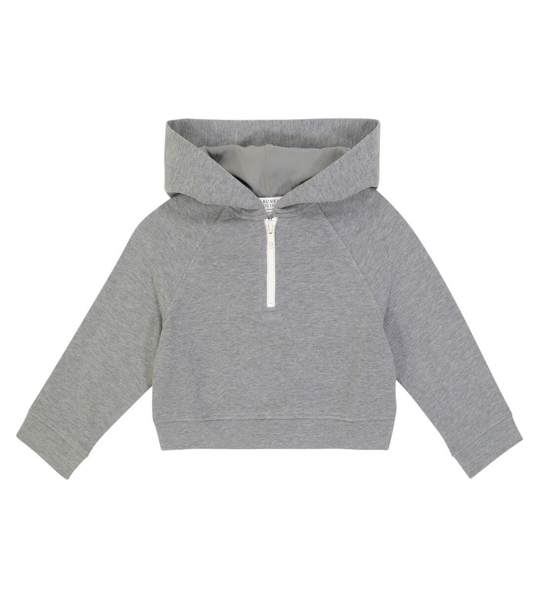 

Худи dreamer из хлопка Brunello Cucinelli, серый