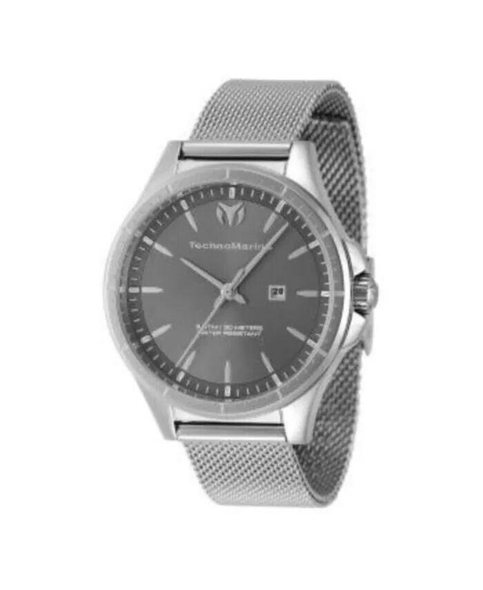 

Женские часы TM-822033 MoonSun Quartz 3 Hand Charcoal TechnoMarine, черный