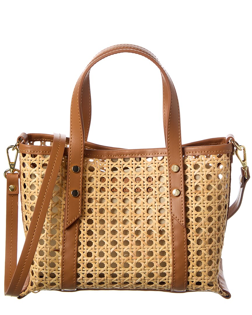 

Доминик Сумка-тоут из соломки и кожи Juliana Cortini, коричневый