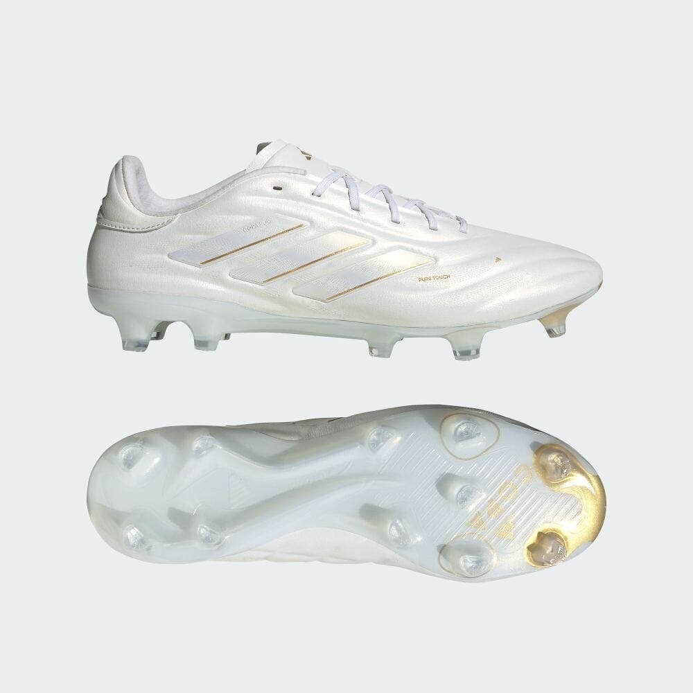 

Бутсы Adidas COPA PURE 2 ELITE FG / for natural grass / COPA PURE 2 ELITE FG, цвет White/Gold Metallic