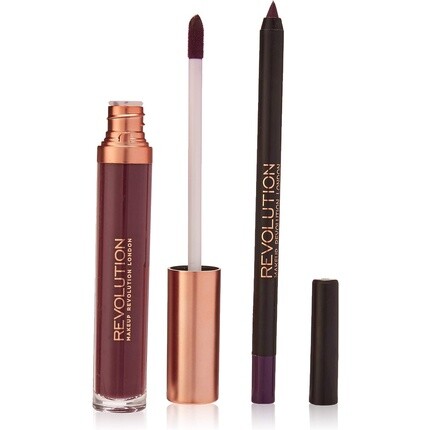 

Роскошный матовый набор для губ Retro Royal, Makeup Revolution