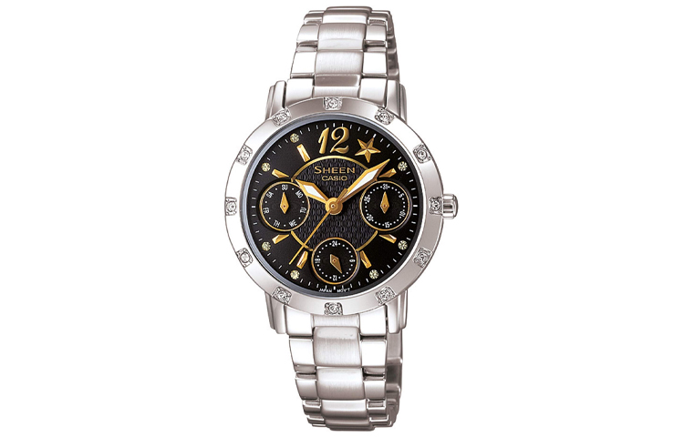 

Женские часы SHEEN Black SHN-3020D-1ADR CASIO