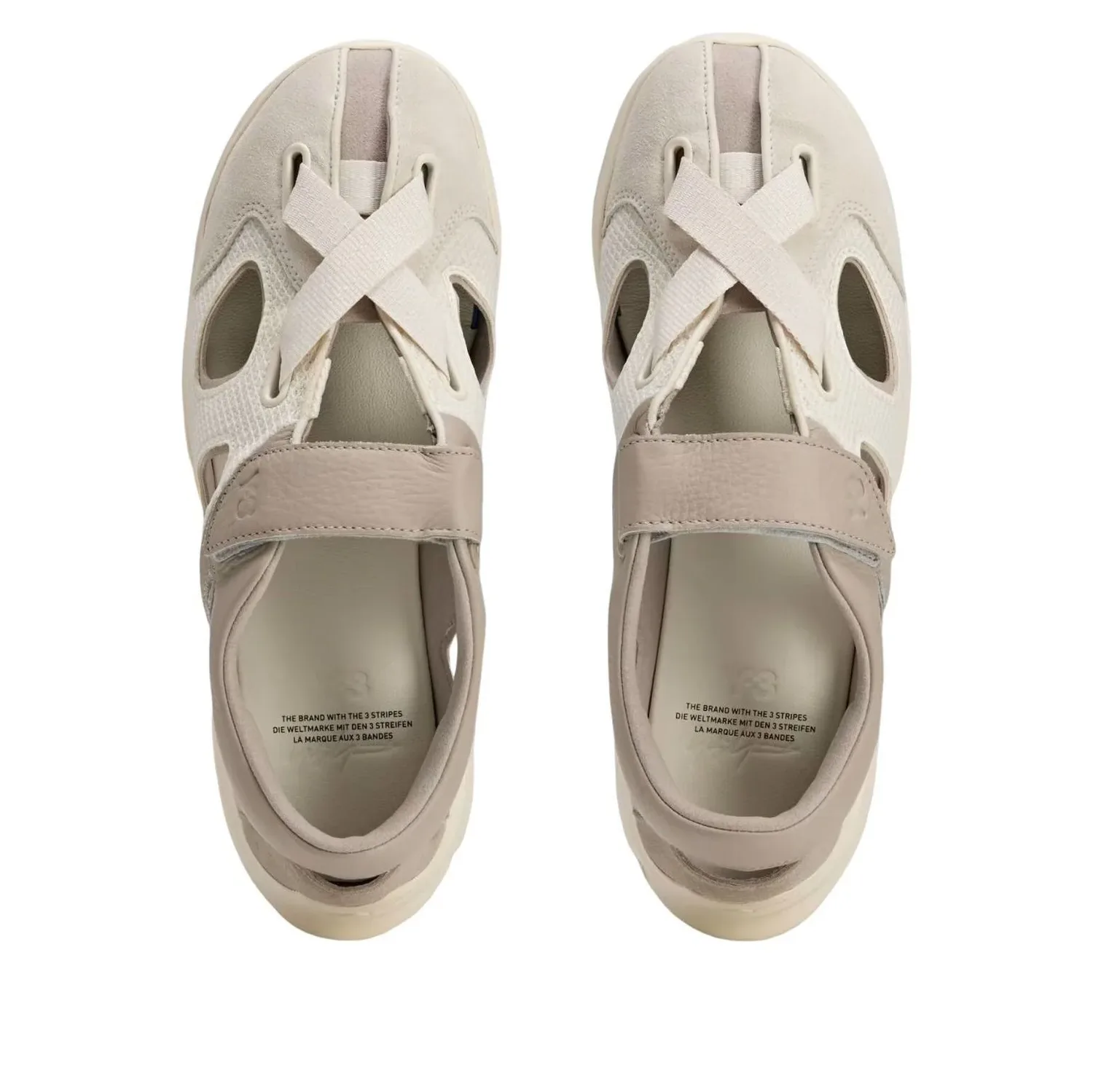 Сандалии Adidas Y-3 GSG9 'Off White Light Brown', бежевый — фото 3