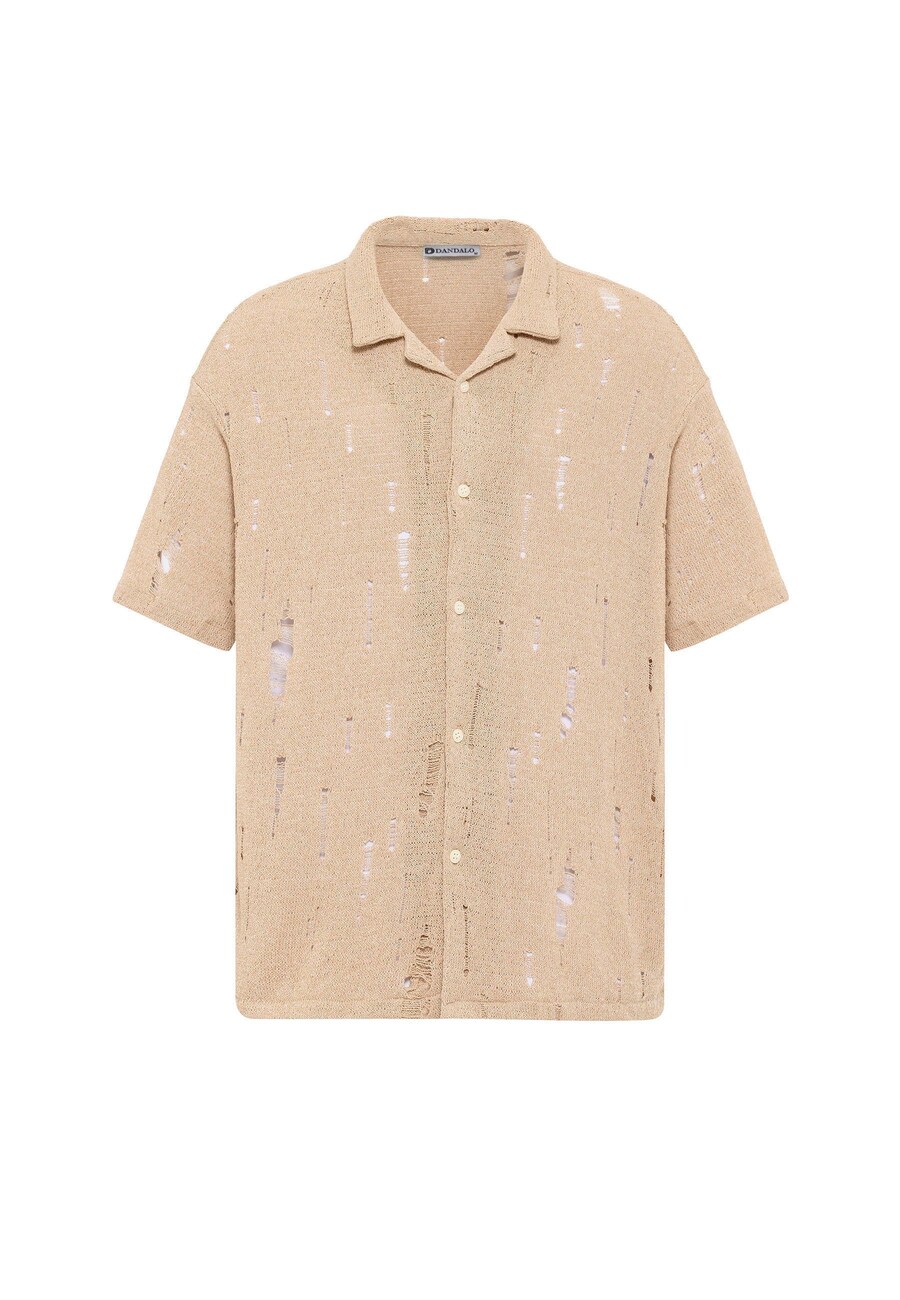 

Рубашка на пуговицах Comfort fit Dandalo, бежевый