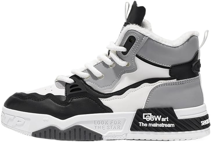 

Мужские модные кроссовки высокие прогулочные спортивные повседневные стильные мужские обувь Hhhchpm, черный