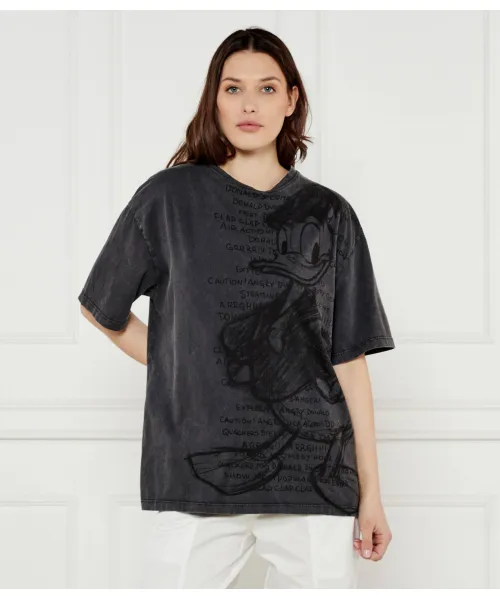 

Футболка Дональда Трампа Regular fit Desigual, серый