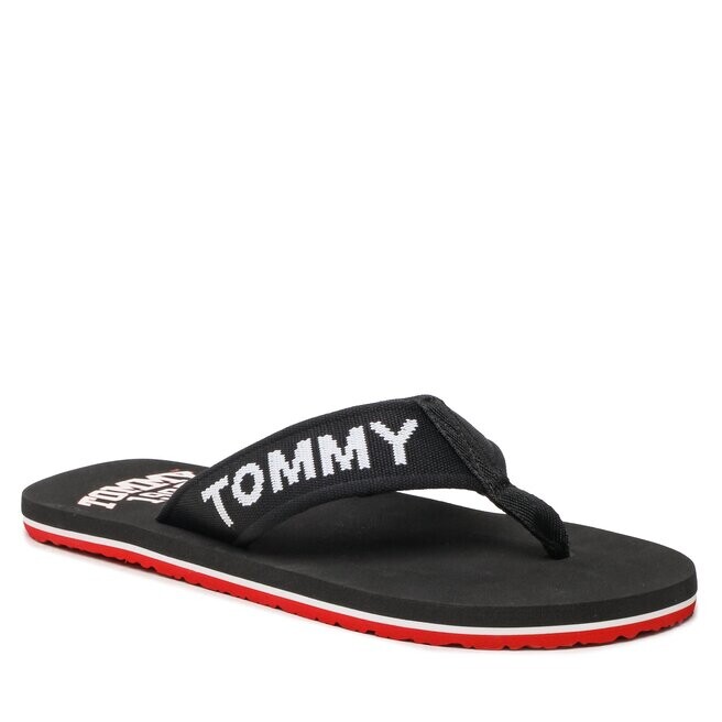 

Шлепанцы Tommy Jeans FlipFlop Logo, черный