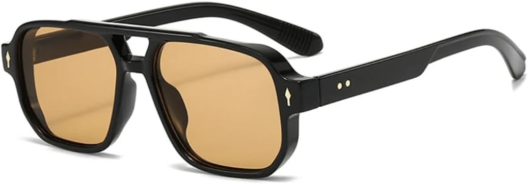 

Ретро женские солнцезащитные очки, модные, с прозрачными линзами с градиентом «океан», защита от УФ-излучения UV400. Мужские солнцезащитные очки HHZZYVY, Black Light Tea