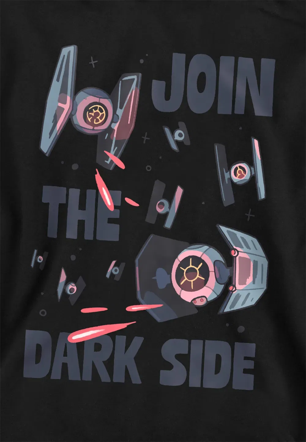 Детская худи Star Wars Tie Fighters, Disney, черный — фото 2