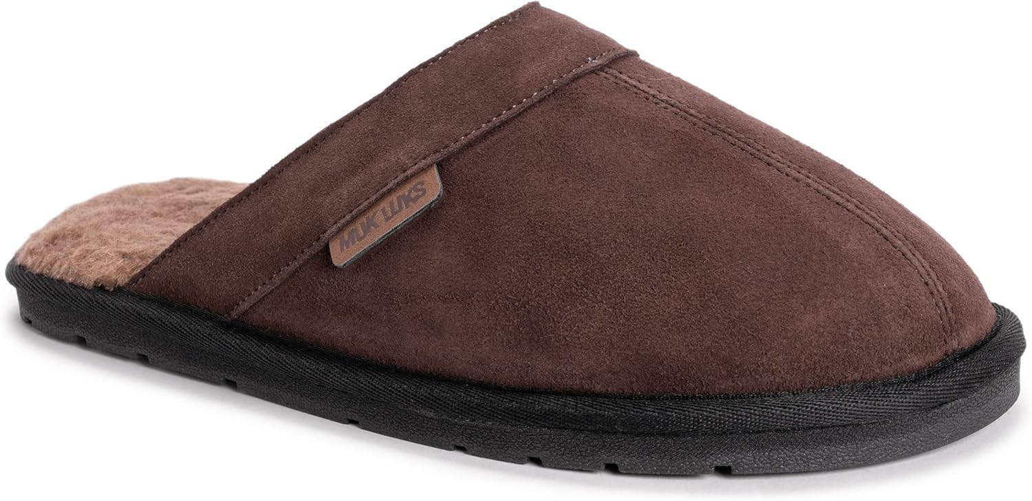 

Мужские кожаные тапочки MUK LUKS Abbott, Mahogany