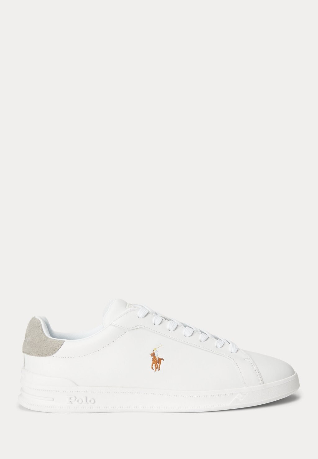 Кроссовки HERITAGE COURT II LEATHER TRAINER Ralph Lauren, белый — фото 3