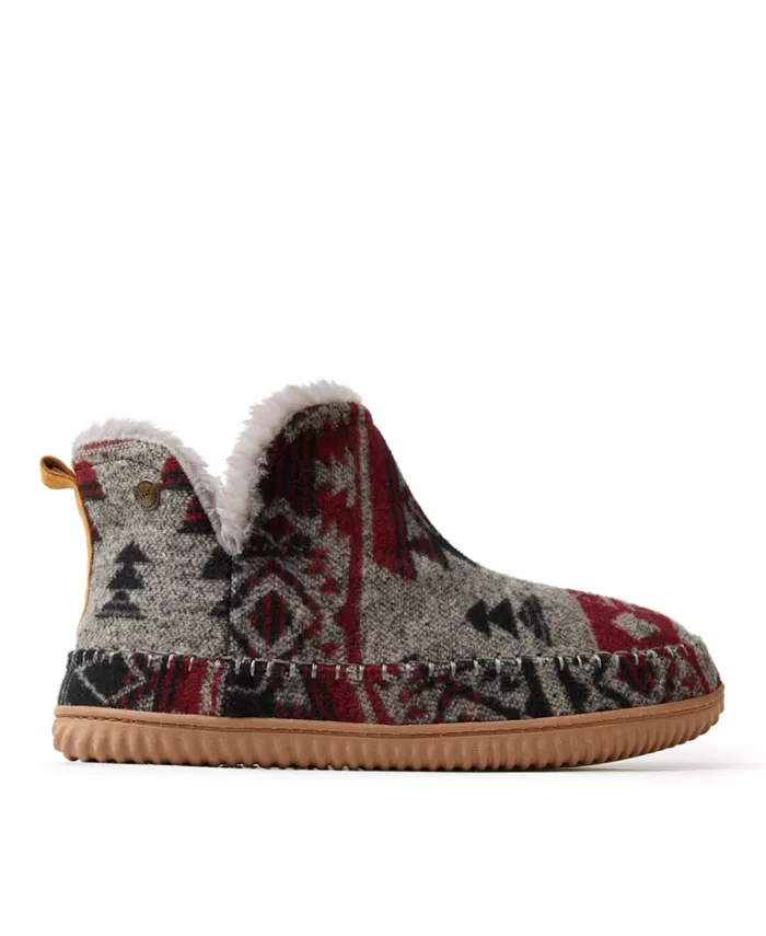 Мужские домашние тапочки Alpine от Men's Brixen Bootie Dearfoams, черный — фото 2