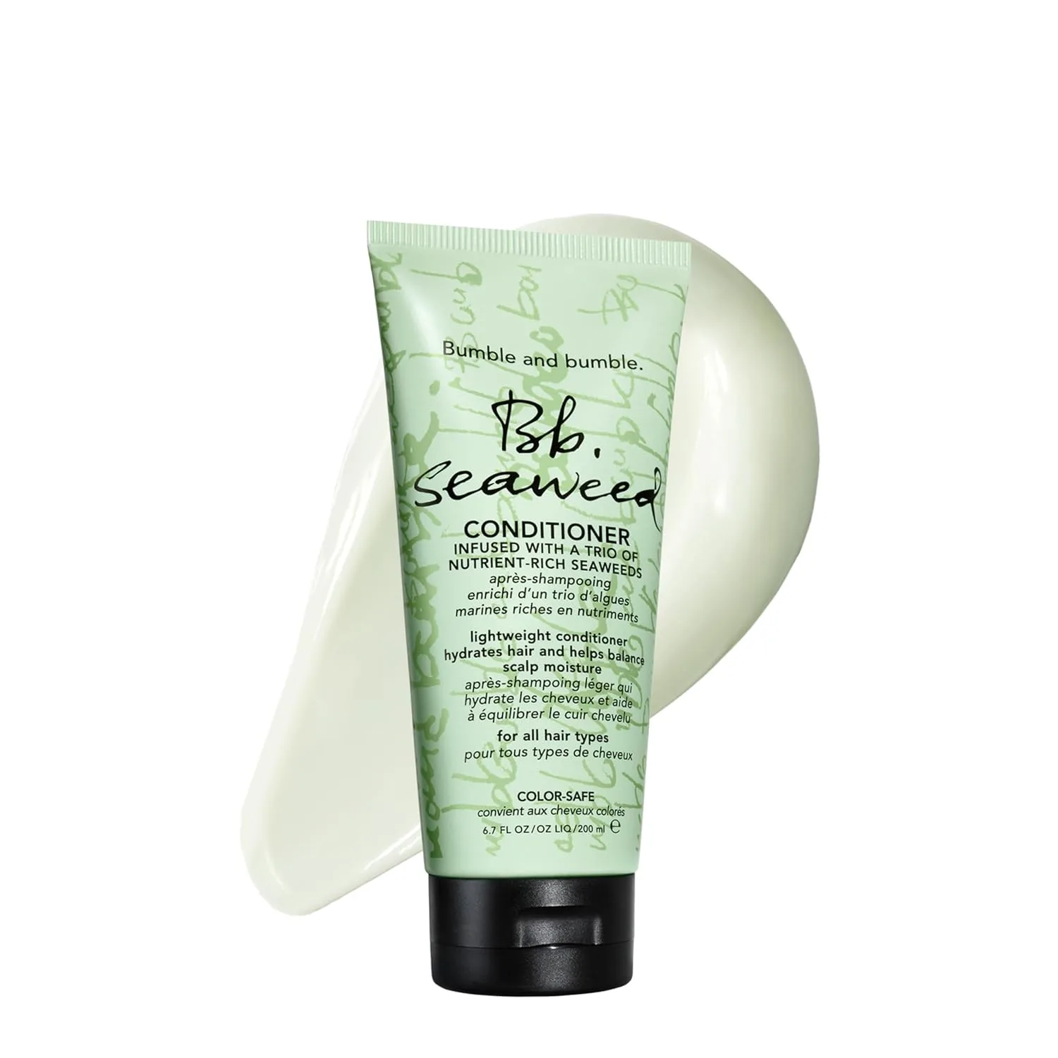 Bumble and bumble Увлажняющий кондиционер Seaweed для ежедневного использования, увлажняет, разглаживает и уменьшает пушистость для тонких и средних кудрявых, волнистых и прямых волос Bumble And Bumble. Green