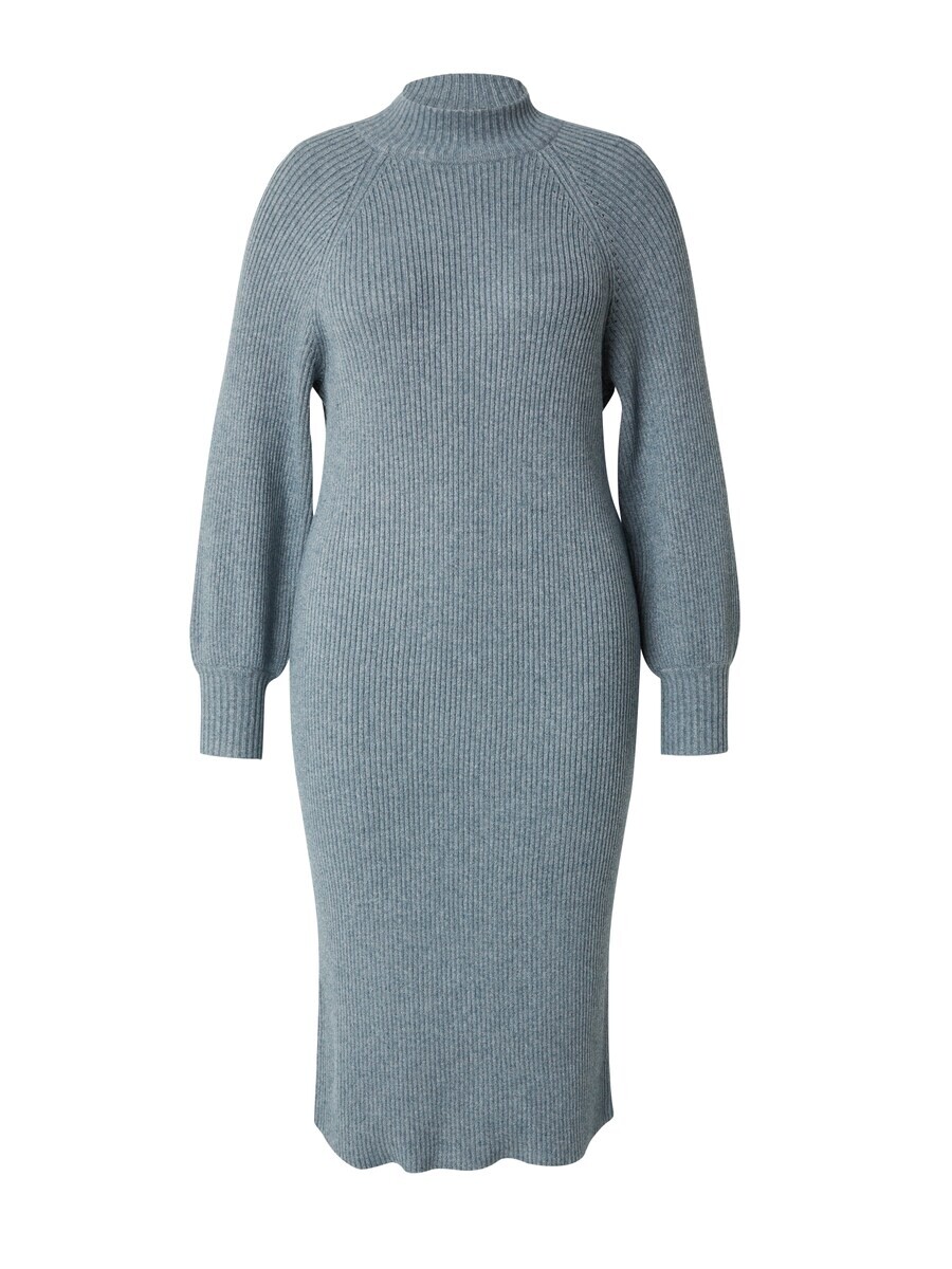 

Вязаное платье ONLY Carmakoma Knitted dress CARSILJA, цвет jade