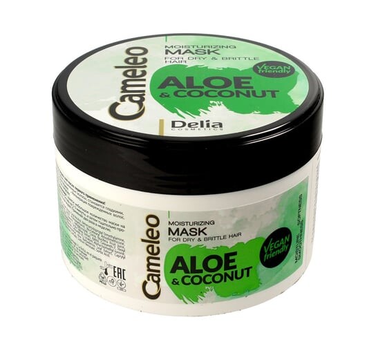 

Увлажняющая маска для волос, 200 мл Delia Cosmetics, Cameleo Aloe and Coconut