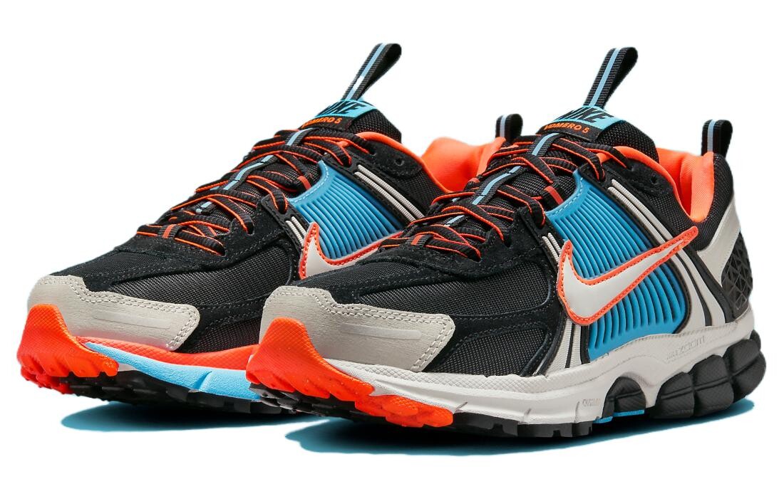 Кроссовки Nike Air Zoom Vomero 5 Мужчины, Синий/Пепельно-сланцевый/Черный/Бледно-слоновая кость/Кунжут — фото 3