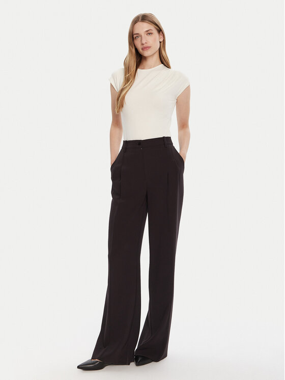 Футболка slim fit LV047B275G Calvin Klein, экрю — фото 2