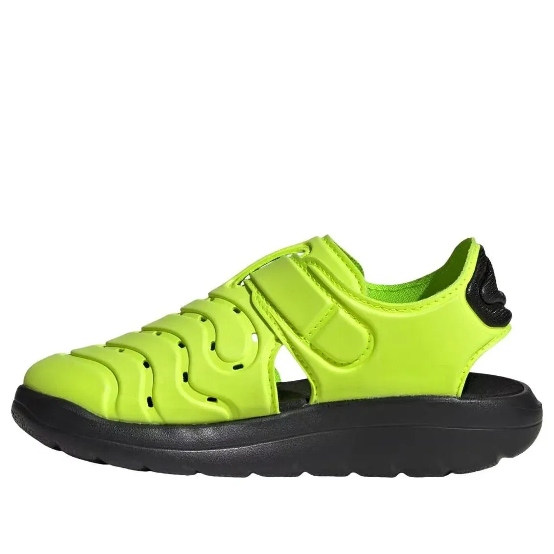 Сандалии Adidas Water Sandal 2 'Lucid Lemon Black' HQ4994, зеленый