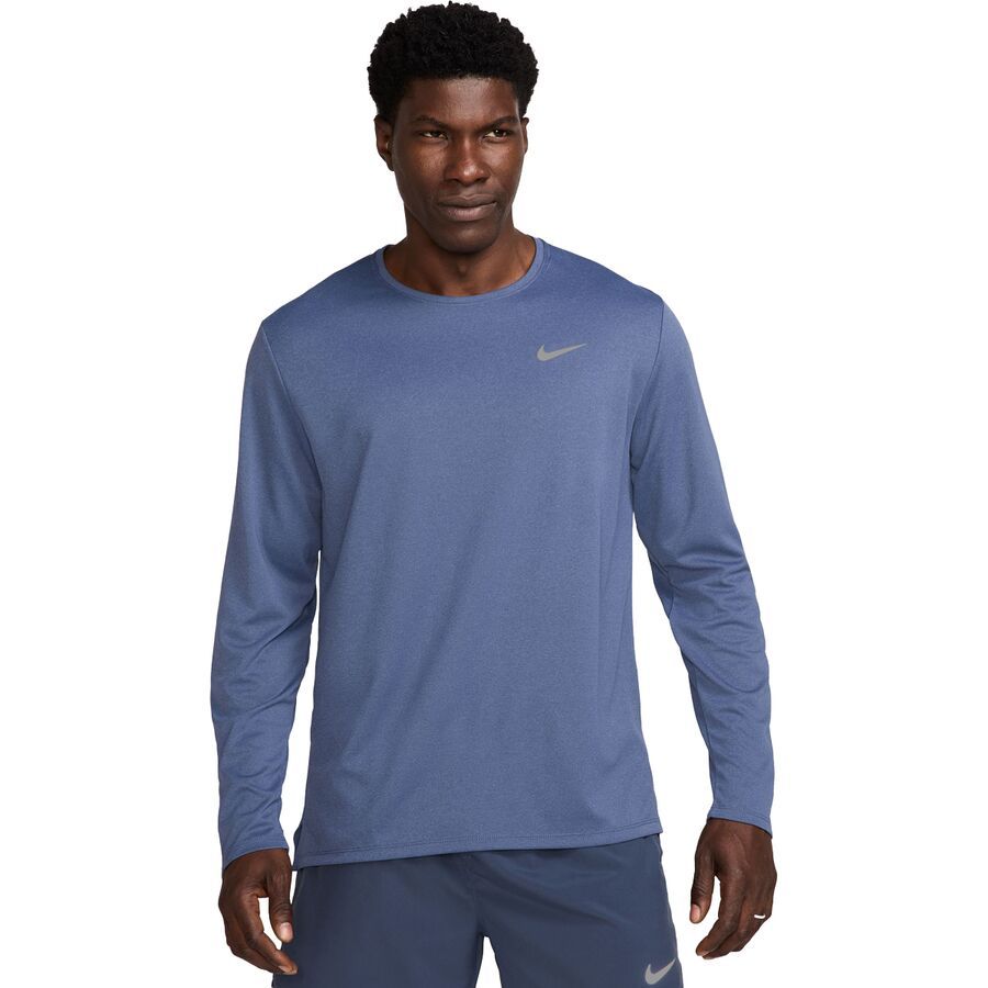 

Мужская футболка с длинными рукавами Dri-Fit UV Miler Nike Nike, Diffused Blue/Reflective Silv, Синий, Мужская футболка с длинными рукавами Dri-Fit UV Miler Nike Nike, Diffused Blue/Reflective Silv